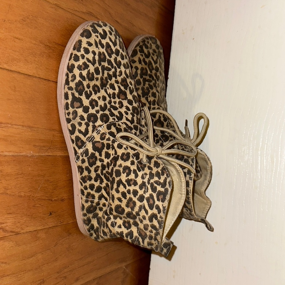 Leopard booties